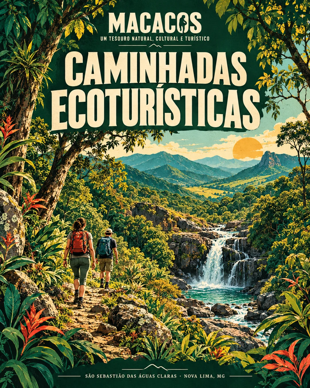 Cartaz das Caminhadas Ecoturísticas