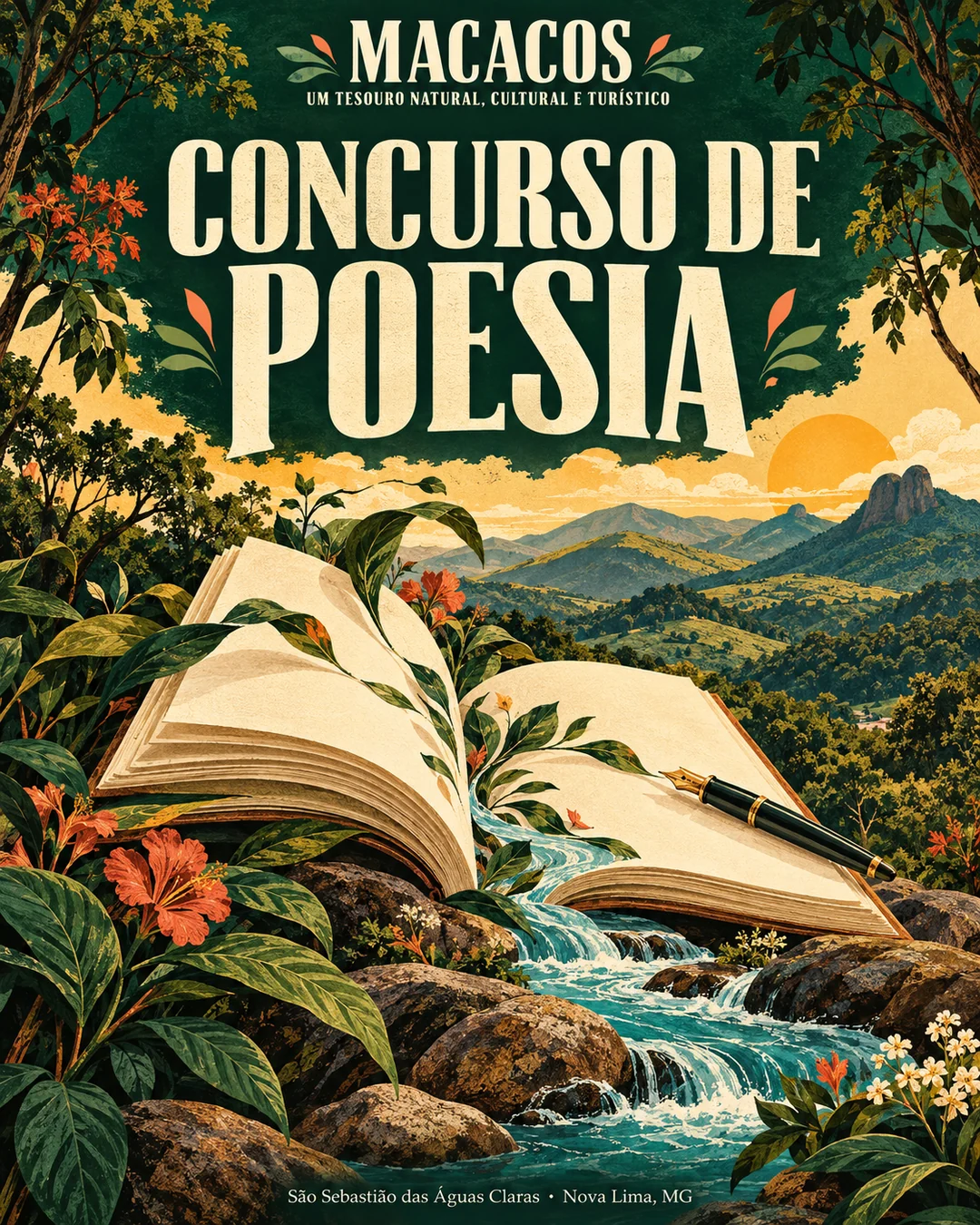 Cartaz do Concurso de Poesia